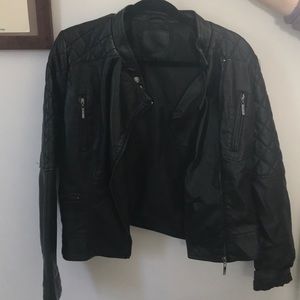 Faux Leather Jacket